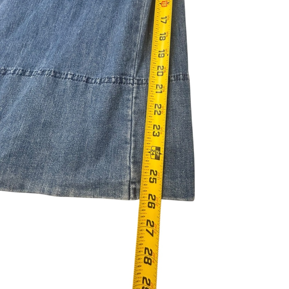 Maeve Anthropologie Wide-Leg Denim Overalls Size M - Picture 6 of 10